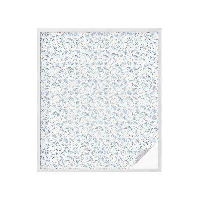 Vinduesfolie med mønster til afskærmning Citronmønster