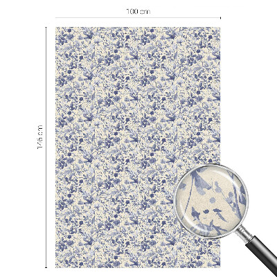 Vinduesfolie med mønster til afskærmning Blomstersymmetri