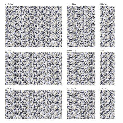 Vinduesfolie med mønster til afskærmning Blomstersymmetri