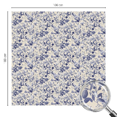 Vinduesfolie med mønster til afskærmning Blomstersymmetri