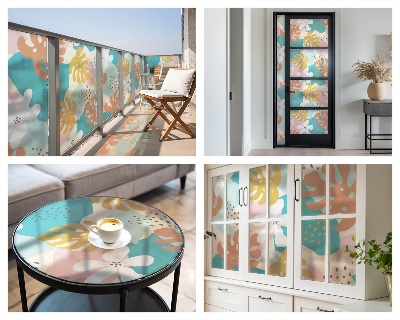 Selvklæbende vinduesfolie Eksotisk natur