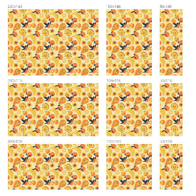 Vinduesfolie med mønster til afskærmning Saftig frugt