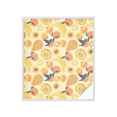 Vinduesfolie med mønster til afskærmning Saftig frugt