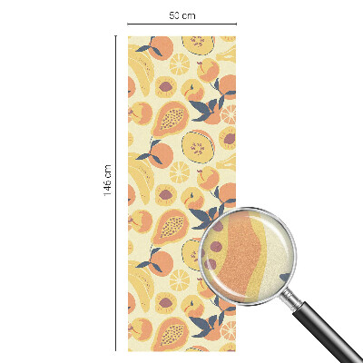 Vinduesfolie med mønster til afskærmning Saftig frugt