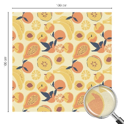 Vinduesfolie med mønster til afskærmning Saftig frugt