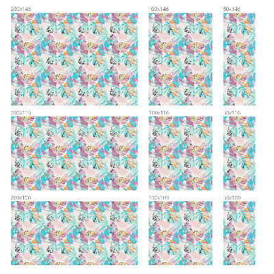 Dekorationsfolie til vindue mod indkig Abstrakt jungle