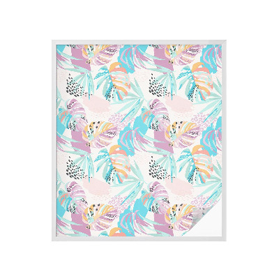 Dekorationsfolie til vindue mod indkig Abstrakt jungle