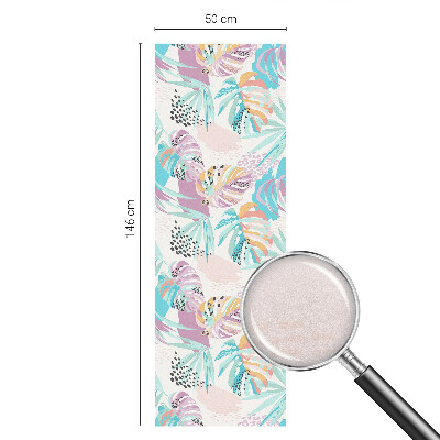 Dekorationsfolie til vindue mod indkig Abstrakt jungle