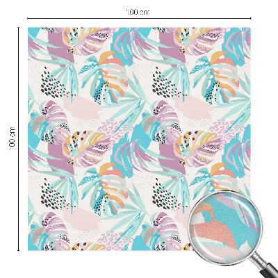 Dekorationsfolie til vindue mod indkig Abstrakt jungle