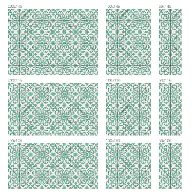 Vinduesfolie med mønster til afskærmning Klassiske ornamenter