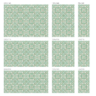 Mælkehvid vinduesfolie med motiv Klassisk elegance