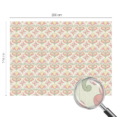 Vinduesfolie med mønster til afskærmning Plantens elegance