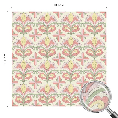 Vinduesfolie med mønster til afskærmning Plantens elegance