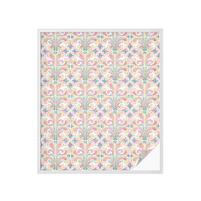 Selvklæbende vinduesfolie Blomstersymmetri