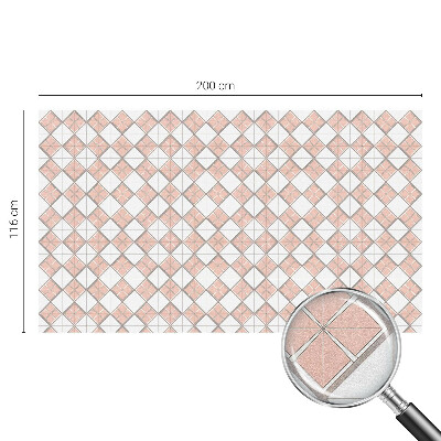Dekorationsfolie til vindue mod indkig Geometriske romber