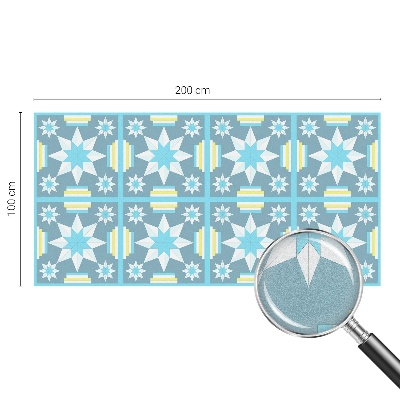 Selvklæbende vinduesfolie Stjernemønster