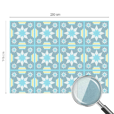 Selvklæbende vinduesfolie Stjernemønster