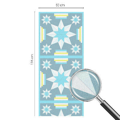 Selvklæbende vinduesfolie Stjernemønster