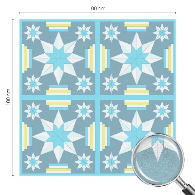 Selvklæbende vinduesfolie Stjernemønster