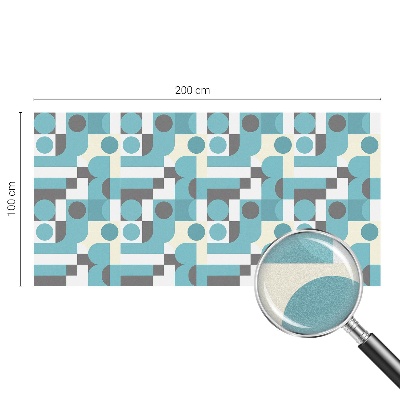 Vinduesfolie med mønster til afskærmning Geometriske mønstre