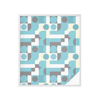 Vinduesfolie med mønster til afskærmning Geometriske mønstre