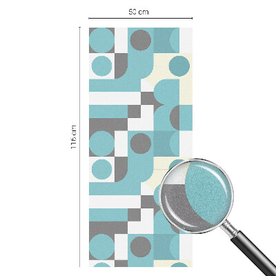 Vinduesfolie med mønster til afskærmning Geometriske mønstre