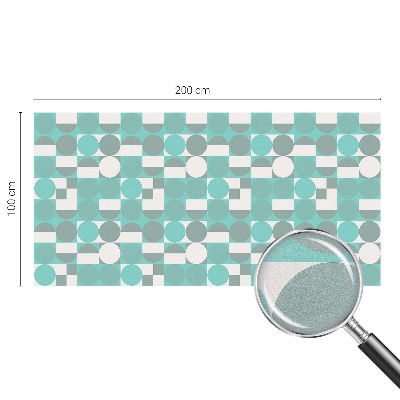 Dekorationsfolie til vindue mod indkig Geometriske former