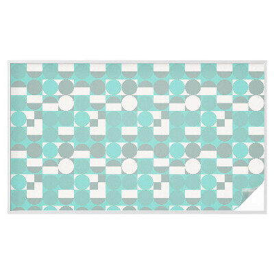 Dekorationsfolie til vindue mod indkig Geometriske former