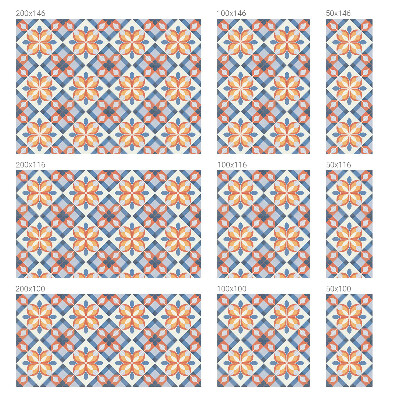 Vinduesfolie mod indkig med glasmaleri Farverig symmetri