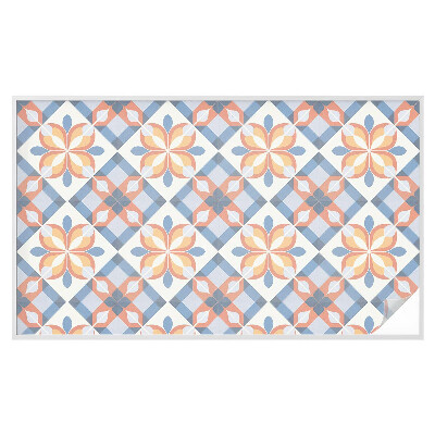 Vinduesfolie mod indkig med glasmaleri Farverig symmetri