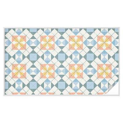 Vinduesfolie med mønster til afskærmning Farverig symmetri