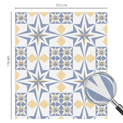 Dekorationsfolie til vindue mod indkig Stjernemønster