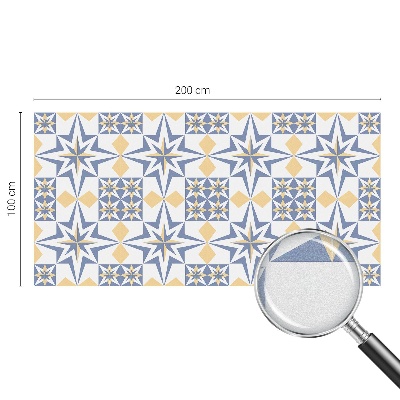 Dekorationsfolie til vindue mod indkig Stjernemønster