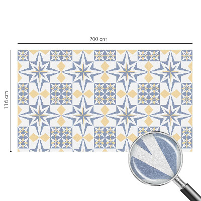 Dekorationsfolie til vindue mod indkig Stjernemønster