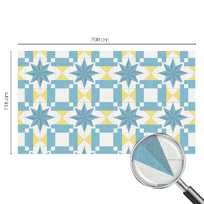 Selvklæbende vinduesfolie Blå stjerner