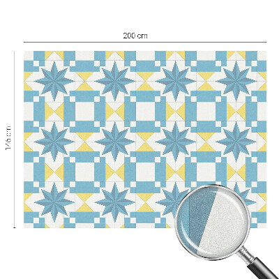 Selvklæbende vinduesfolie Blå stjerner