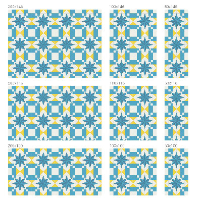 Selvklæbende vinduesfolie Blå stjerner