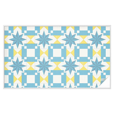 Selvklæbende vinduesfolie Blå stjerner