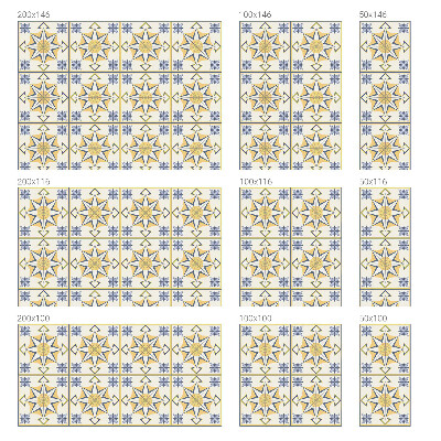 Vinduesfolie mod indkig med glasmaleri Geometriske stjerner