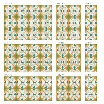 Vinduesfolie med mønster til afskærmning Geometrisk harmoni