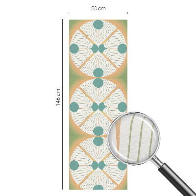 Vinduesfolie med mønster til afskærmning Geometrisk harmoni