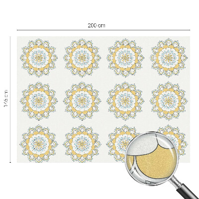 Vinduesfolie med mønster til afskærmning Farverige mandalaer
