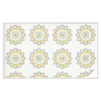 Vinduesfolie med mønster til afskærmning Farverige mandalaer