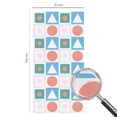 Mælkehvid vinduesfolie med motiv Abstrakte mønstre