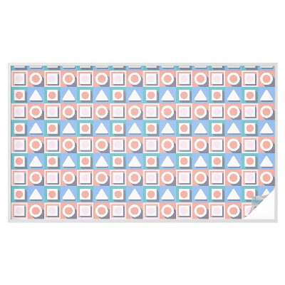 Dekorationsfolie til vindue mod indkig Geometriske mønstre