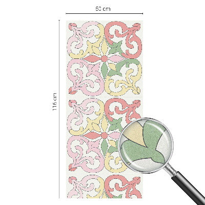 Selvklæbende vinduesfolie Blomsterornamenter