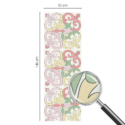 Selvklæbende vinduesfolie Blomsterornamenter