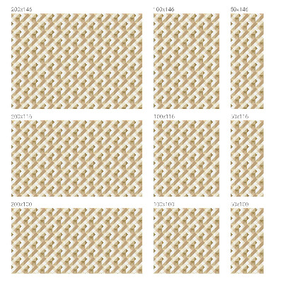 Mælkehvid vinduesfolie med motiv Trekantede mønstre