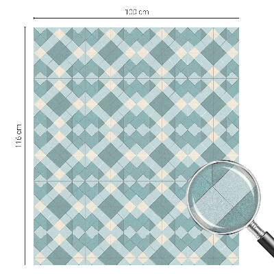 Dekorationsfolie til vindue mod indkig Geometriske mønstre