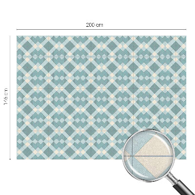Dekorationsfolie til vindue mod indkig Geometriske mønstre